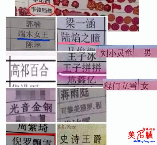 寶寶起名之請(qǐng)不要再給寶寶起”奇葩“的名字了！