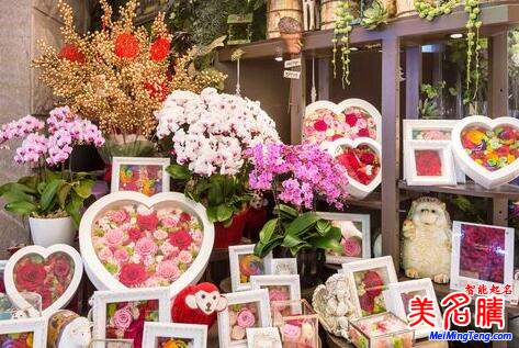 最新的花店起名，好聽的花店名字